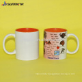 SUNMETA supply ceramic coated mug for sublimation wholesale